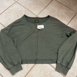 Aerie Textured Knit Top in Sage